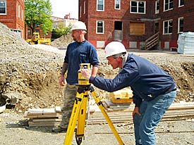 Photo - construction workers with transit